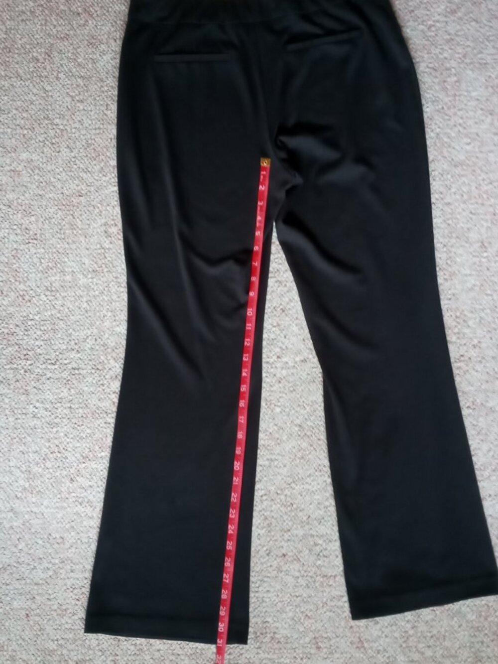 New York & Co. 7th Ave Suiting Collection Black Bootcut Pants Women's Sz L NICE! - Picture 12 of 16